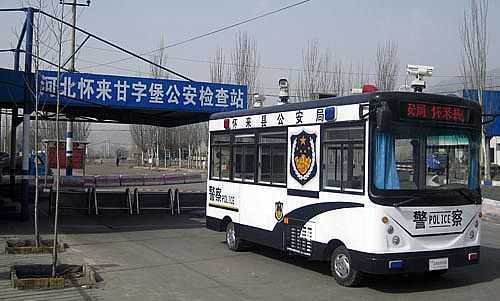 懷來縣甘字堡公安檢查站執(zhí)行任務(wù)現(xiàn)場(chǎng)