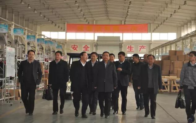 安慶市委常委、副市長華克思一行到河北躍迪新能源科技集團(tuán)參觀考察