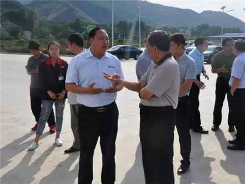 陜西省工信廳廳長到陜西躍迪公司調(diào)研