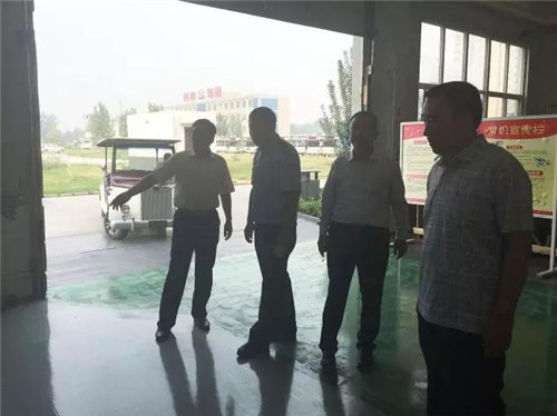 曹印忠大隊長到躍迪集團(tuán)實地視察