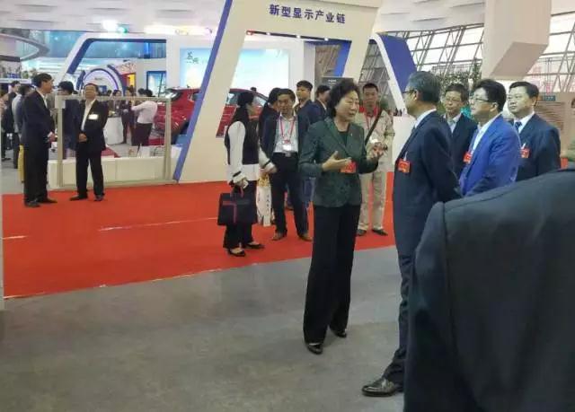 安徽省委書記李錦斌,代省長(zhǎng)李國(guó)英一行蒞臨躍迪集團(tuán)旗下安達(dá)爾汽車展位參觀指導(dǎo)