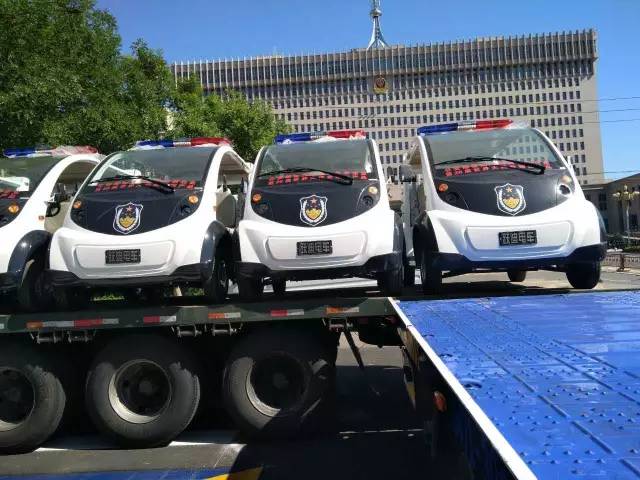 躍迪警用電動(dòng)巡邏車批量發(fā)往呼和浩特市公安局