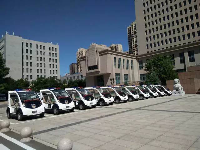 躍迪警用電動(dòng)巡邏車批量發(fā)往呼和浩特市公安局