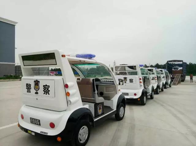 躍迪電動(dòng)警用巡邏車順利發(fā)往濟(jì)南