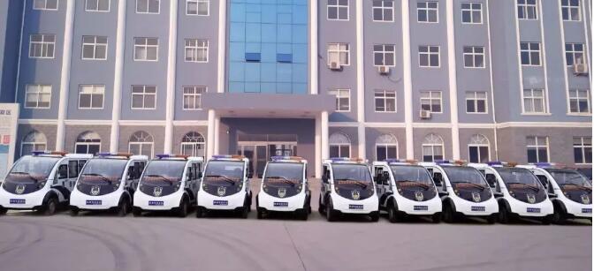 批量躍迪電動(dòng)巡邏車(chē)發(fā)往重慶