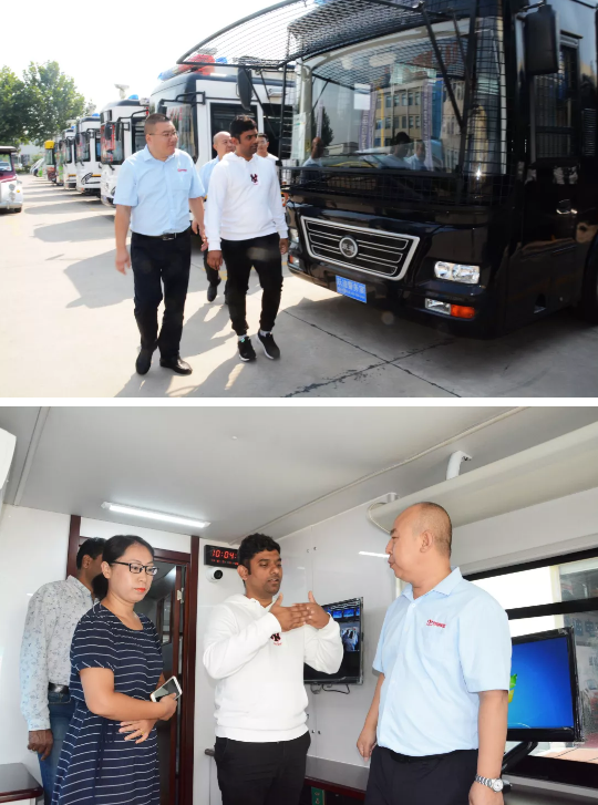 印度INXI項目建設(shè)有限公司CEO Vishal Bahekar到躍迪集團參觀考察