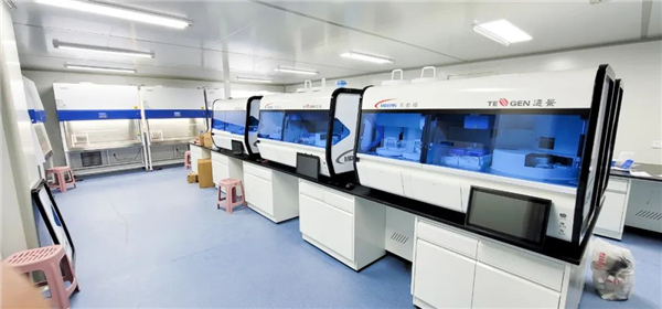 日檢20萬(wàn)人—躍迪核酸檢測(cè)實(shí)驗(yàn)室10天建成，調(diào)試完畢即將投入使用