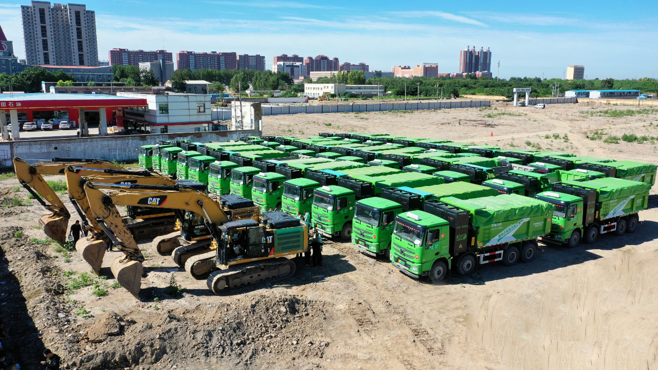 躍迪純電動(dòng)渣土車助力保定綠色環(huán)保建設(shè)——實(shí)現(xiàn)全過程綠色排放運(yùn)輸